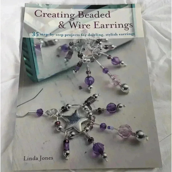 Creating Beaded & Wire Earrings Paperback Book - Picture 1 of 6